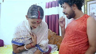 Sudipa Playing A Role Of Mature Indian Aunty Having Sex With Young Man