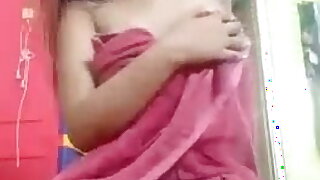 Hot Indian tattooed girl strip infront of cam