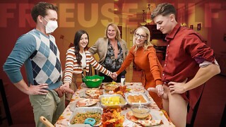 Thanksgiving Is A Time When Family Cums Together, &amp; This Holiday Season, Things Will Get Rowdy