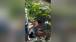Today Exclusive- Desi Lover Outdoor Fucking