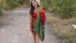 New Bride Look Stripping And Teasing