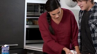 Family Strokes - Hot Teen Lets Her Stepsister's Sugardaddy Fuck Her, Too, To Reap All The Benefits