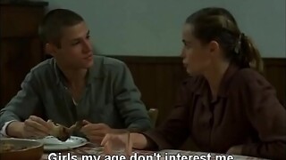 Aunty show naked body &amp_ sex with teenage boy request late night secretly. movie