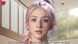 Asian Wet Waifu Cum All Over Her Jiggling Tits POV - Uncensored Hyper-Realistic Hentai Joi, With Auto Sounds, AI [SUB'_S VIDEO (Free)]