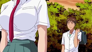 Busty teen'_s wet pussy gets blody from first time romantic anime fuck