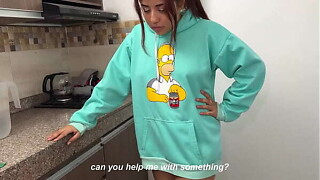 Young neighbor plumber unclogs my pipes - Thiago Lopez &amp_ Celeste Alba