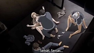 Hentai blonde fucked in stairwell